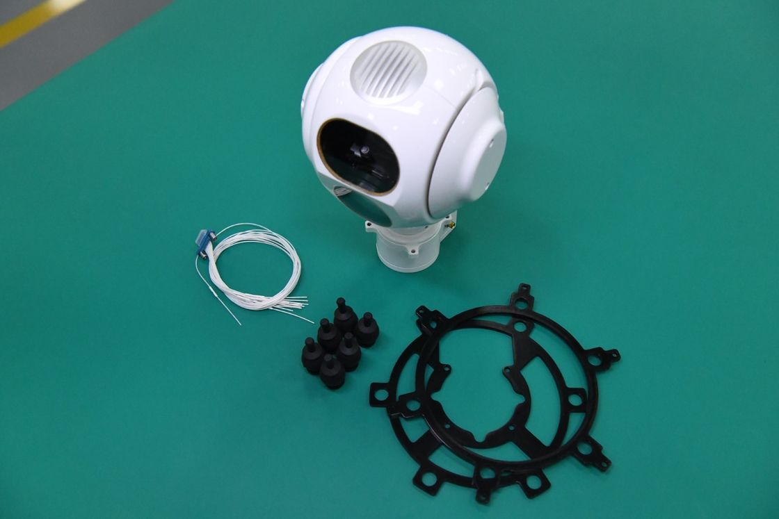 Üç Eksenli EO Sensörü ve Lazer Telemetre Elektro Optik İHA Gimbal Kamera 12V