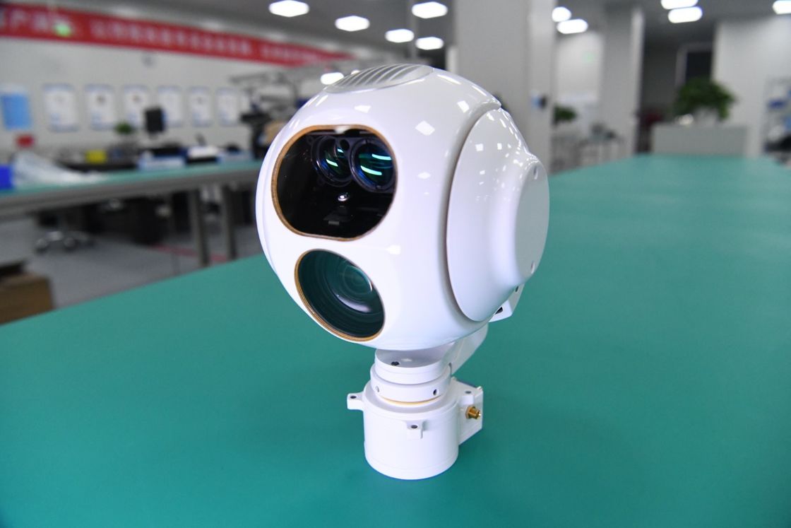 Üç Eksenli EO Sensörü ve Lazer Telemetre Elektro Optik İHA Gimbal Kamera 12V