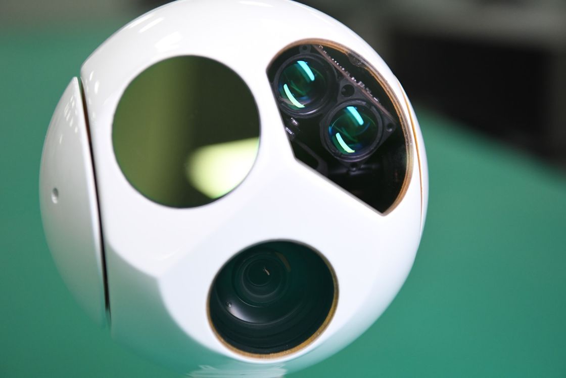 Lazer Uzaklık Ölçücüsü Elektroptik Kamera Üç Eksenli 1kg EO IR Sensör Çözünürlüğü 640x512