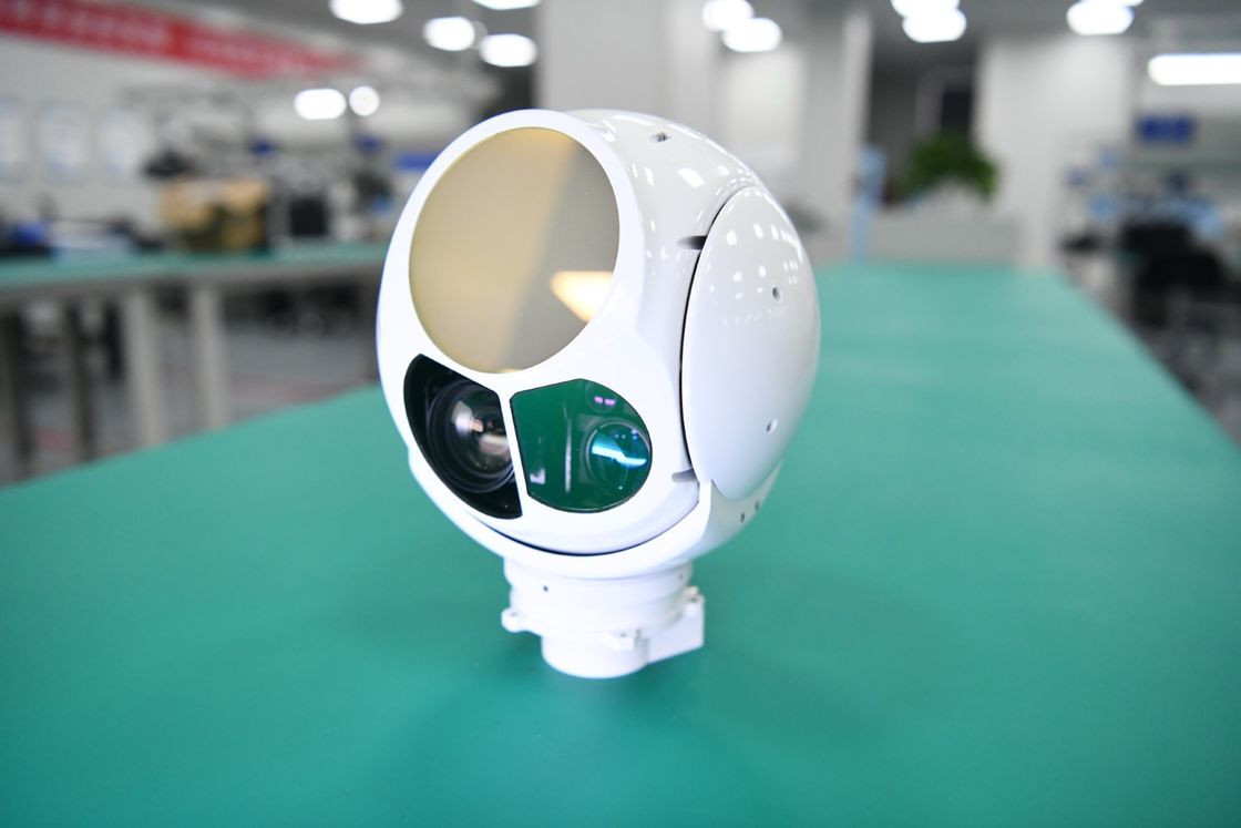 IP Sürümü Elektro Optik Drone Sistemi EO IR Kamera Dahili 1535nm Lazer Telemetre