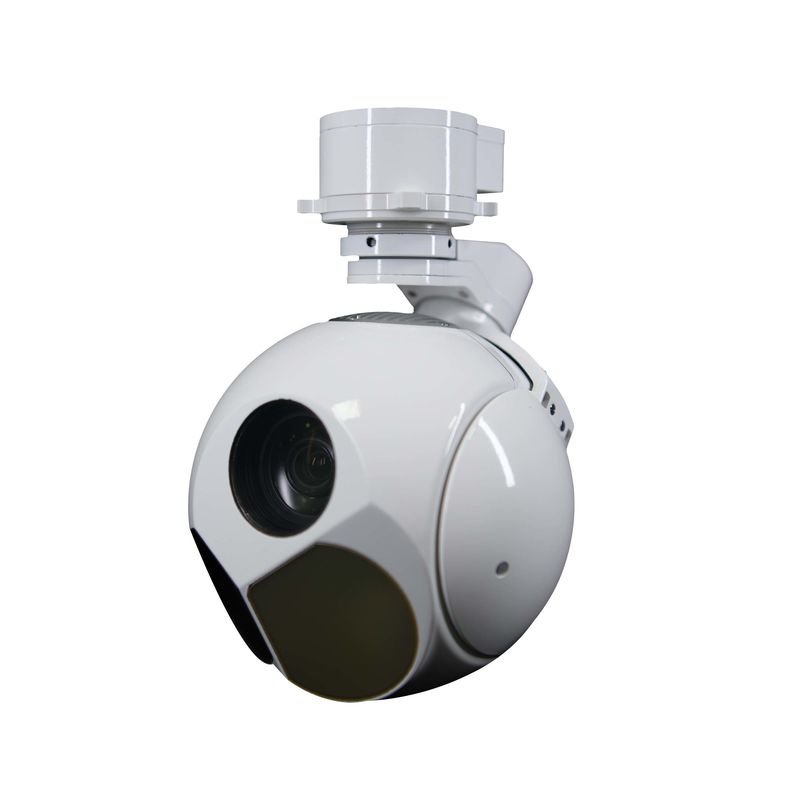 Lazer Değişen Fonksiyonlu 1.1kg Üç Eksenli IR EO Sensör İHA Gimbal Kamera