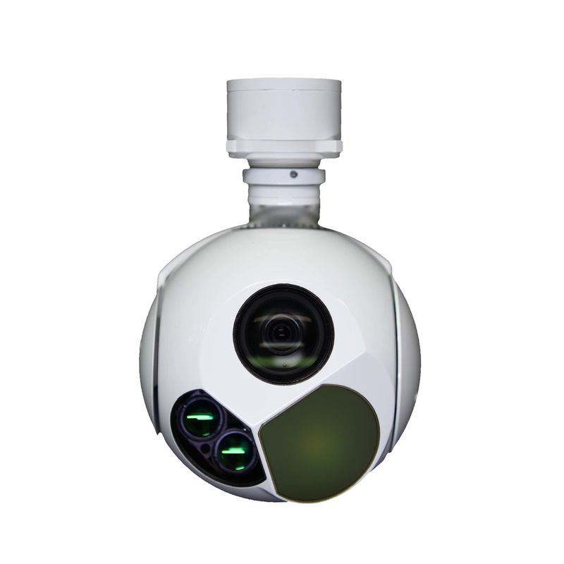 Lazer Değişen Fonksiyonlu 1.1kg Üç Eksenli IR EO Sensör İHA Gimbal Kamera